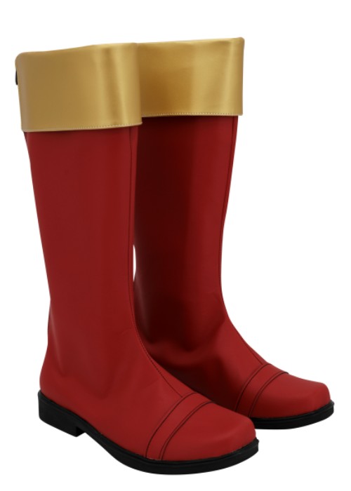 Hurricaneger Horned Ninja Kabuto Raiger Shoes Ninpuu Sentai Cosplay Boots-Chaorenbuy Cosplay