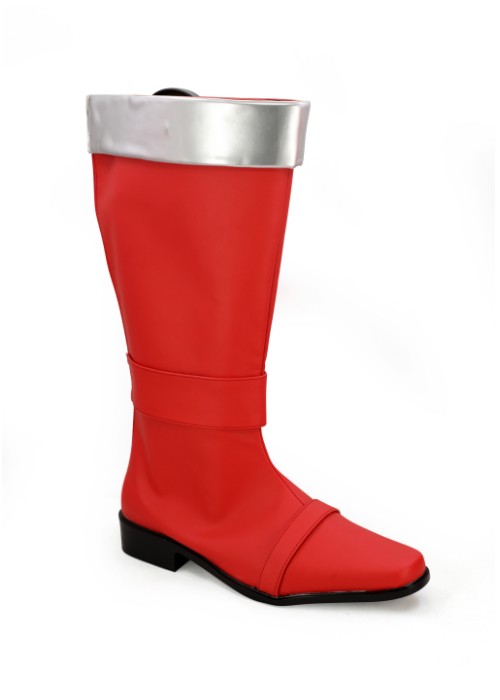 Shishi Red Rakki Lucky Shoes Uchu Sentai Cosplay Boots -Chaorenbuy Cosplay