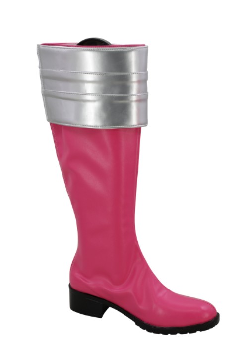 Gokai Pink Shoes Kaizouku Sentai Gokaiger Ahim de Famille Cosplay Boots  -Chaorenbuy Cosplay