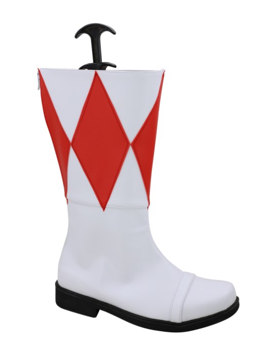 Red Ranger Shoes Mighty Morphin Power Rangers Geki Cosplay Boots-Chaorenbuy Cosplay