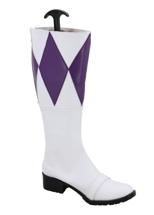 Purple Ranger Shoes Mighty Morphin Power Rangers Cosplay Boots-Chaorenbuy Cosplay