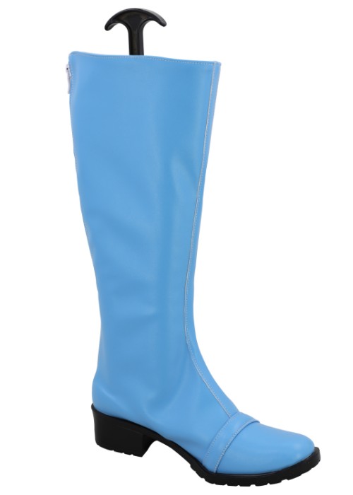 Water Ninja Hurricane Blue Shoes Ninpuu Sentai Hurricaneger Nanami Nono Cosplay Boots