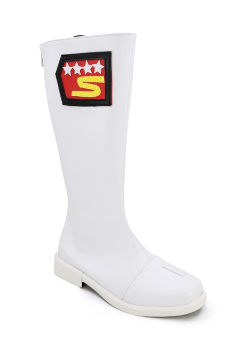 Akarenger Shoes Himitsu Sentai Gorenger Tsuyoshi Kaijo Cosplay Boots -Chaorenbuy Cosplay