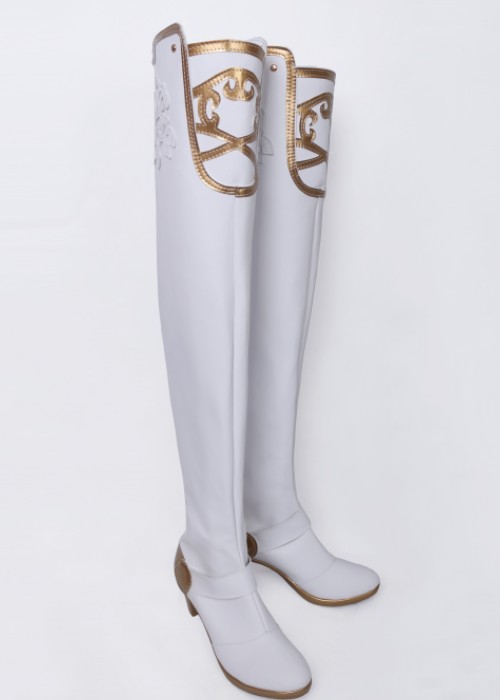 Commander Shoes NieR Automata White Cosplay Boots -Chaorenbuy Cosplay