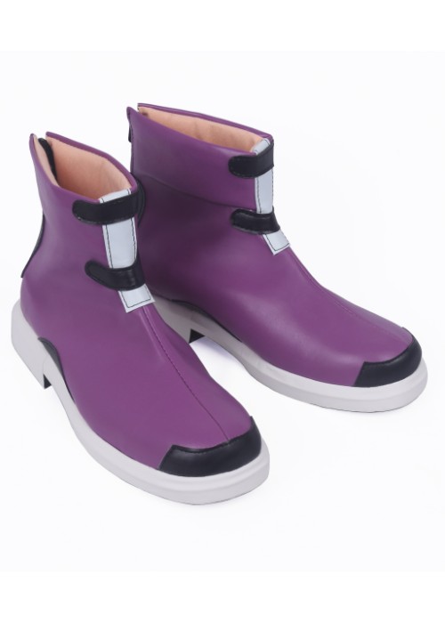 Garfield Mark Logan Shoes Young Justice Beast Boy Cosplay Purple Boots