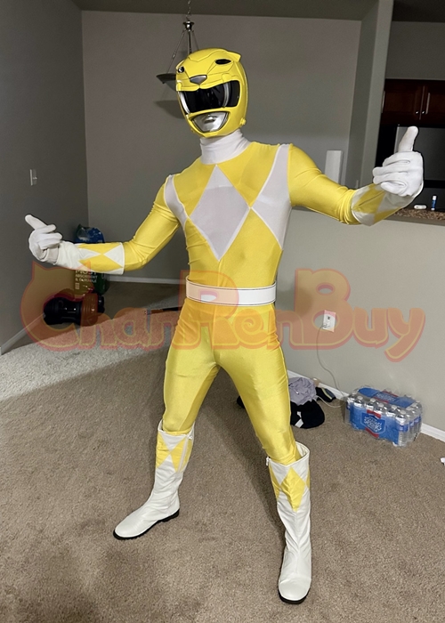 Mighty Morphin Power Rangers Costume Cosplay Suit Squad Outfit-Chaorenbuy Cosplay
