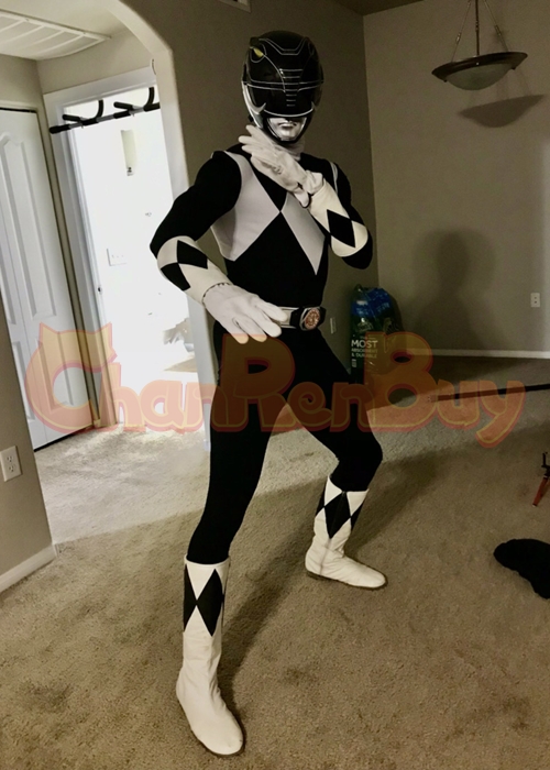 Mighty Morphin Power Rangers Costume Cosplay Suit Squad Outfit-Chaorenbuy Cosplay