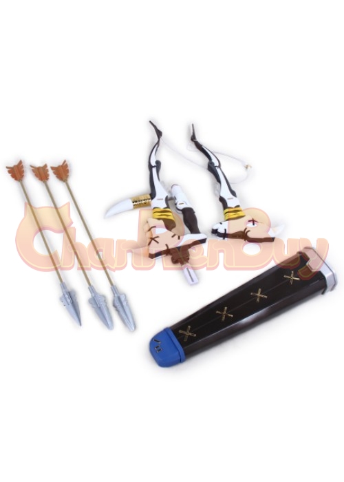 OW Shimada Hanzo Okami Bow Arrow and Quiver Set Cosplay Prop-Chaorenbuy Cosplay