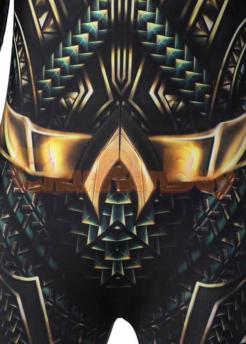 Aquaman and the Lost Kingdom Costume Cosplay Black Suit Kids Size-Chaorenbuy Cosplay