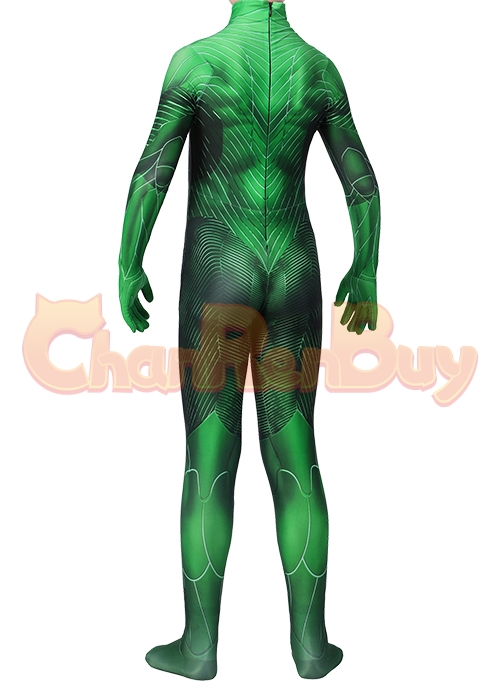 Green Lantern Costume Hal Jordan Cosplay Suit Kids Size-Chaorenbuy Cosplay