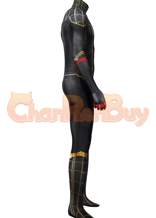 Spider Man 3 No Way Home Iron Spider Classic Black Suit Cosplay Costume-Chaorenbuy Cosplay