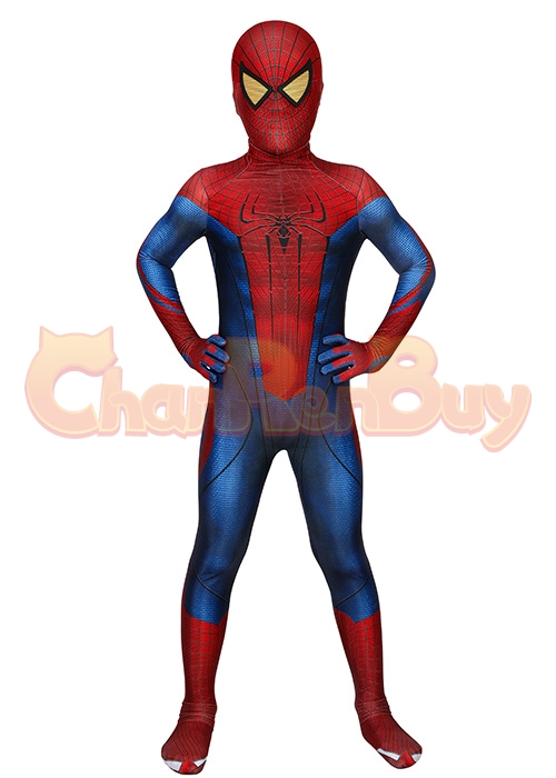 The Amazing Spider Man Costume Cosplay Jumpsuit Kids Size-Chaorenbuy ...