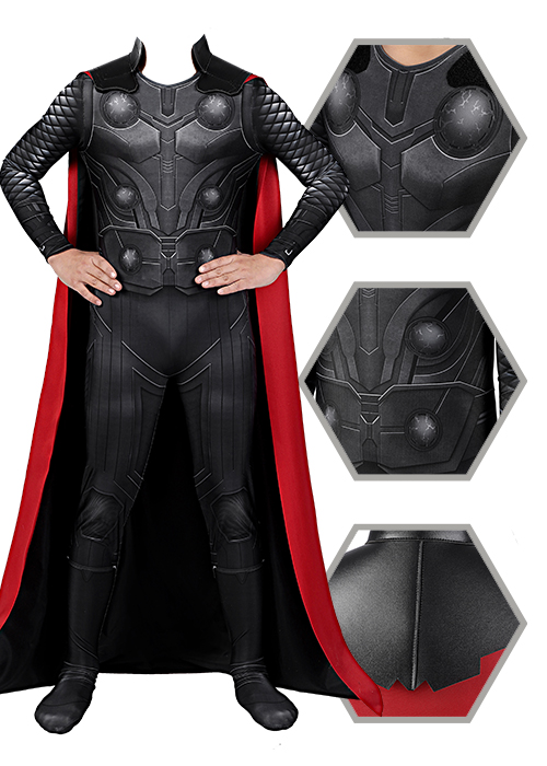 Thor Costume Avengers Infinity War Cosplay Suit Kids Size-Chaorenbuy Cosplay