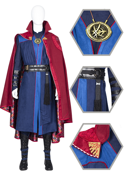 Doctor Strange in the Multiverse of Madness Costume Cosplay Suit Boots Outfit-Chaorenbuy Cosplay