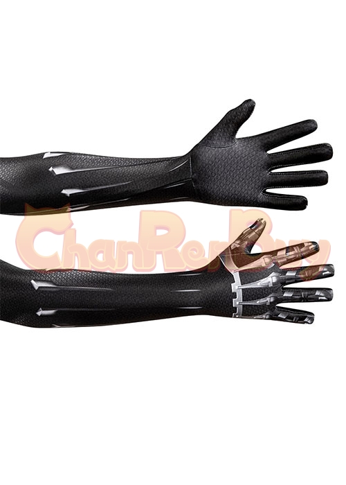 Black Panther Costume Captain America Civil War Cosplay Suit Kids Size-Chaorenbuy Cosplay