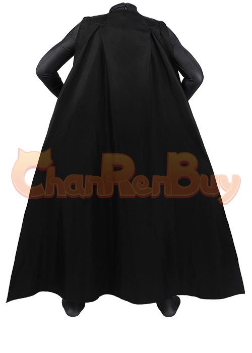 Superhero Man Costume Clark Kent Suit Cosplay Black Ver Kids Size