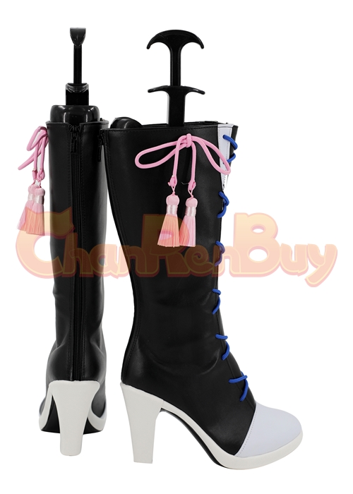 Kamisato Ayaka Shoes Genshin Impact  Cosplay Boots-Chaorenbuy Cosplay