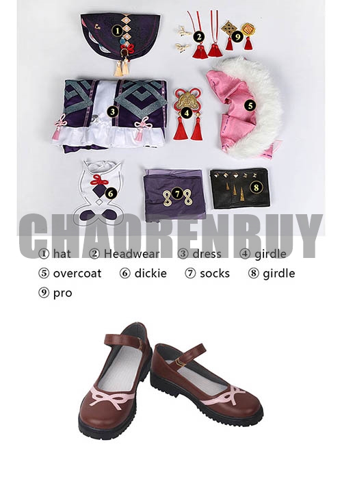 Yunjin Costume Genshin Impact Cosplay Suit Shoes Wig Outfit-Chaorenbuy Cosplay