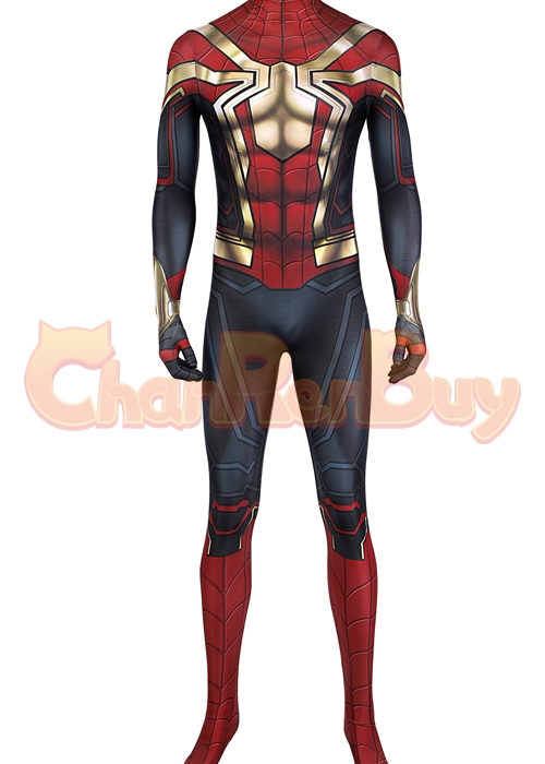 Spider Man 3 No Way Home Iron Spider Classic Black Suit Cosplay Costume-Chaorenbuy Cosplay