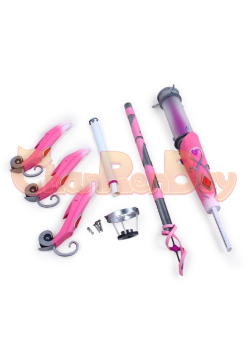 OW Pink Mercy Charity Skin Staff Cosplay Prop-Chaorenbuy Cosplay