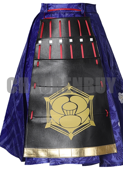 Genshin Impact Kamisato Ayaka Costume Cosplay Suit Shoes Wig-Chaorenbuy Cosplay