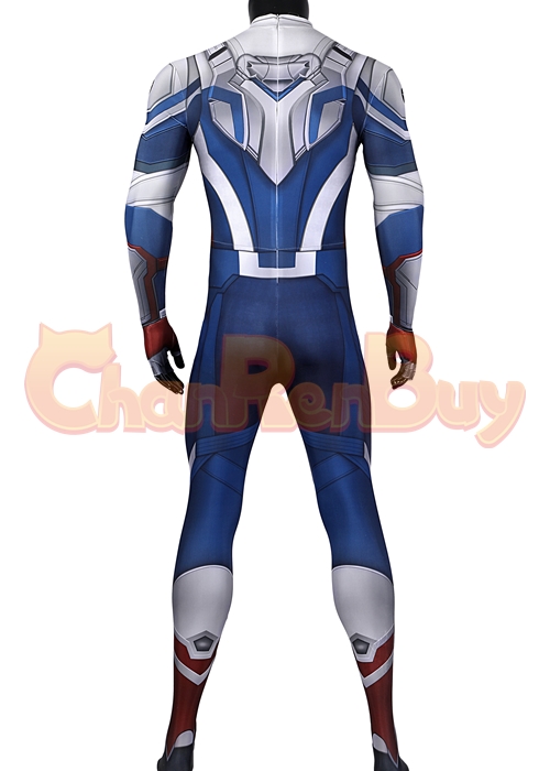 The Falcon and the Winter Soldier Costume Sam Wilson Cosplay Jumpsuit-Chaorenbuy Cosplay