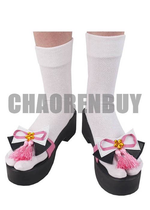 Genshin Impact Kamisato Ayaka Costume Cosplay Suit Shoes Wig-Chaorenbuy Cosplay