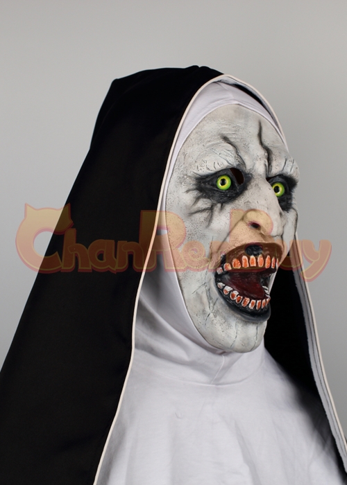 The Conjuring 2 The Nun Latex Mask Halloween Cosplay Prop -Chaorenbuy Cosplay