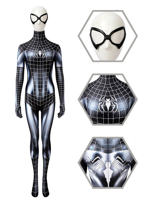 Spider Man Venom Black Cat Symbiote Costume Cosplay Suit-Chaorenbuy Cosplay