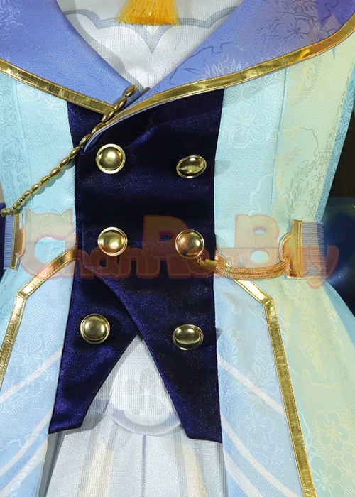 Kamisato Ayaka Costume Genshin Impact Springbloom Missive Cosplay Suit-Chaorenbuy Cosplay