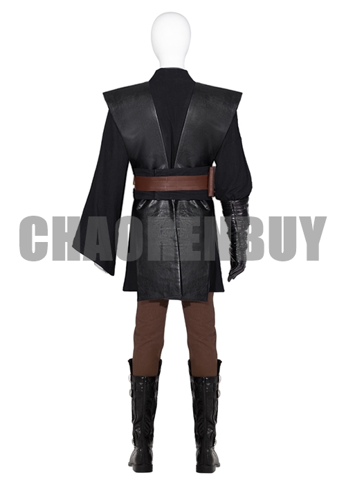Anakin Skywalker Costume Star Wars Jedi Knight Cosplay Suit Boots Outfit-Chaorenbuy Cosplay