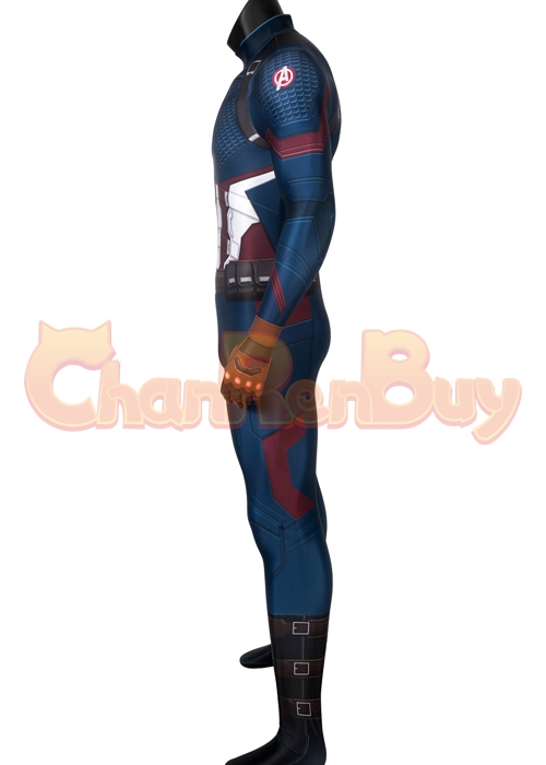 Captain America Costume Avengers Endgame Cosplay Jumpsuit -Chaorenbuy Cosplay