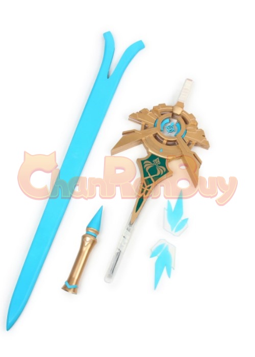 Genshin Impact Keqing Qiqi Cosplay Skyward Blade Sword-Chaorenbuy Cosplay