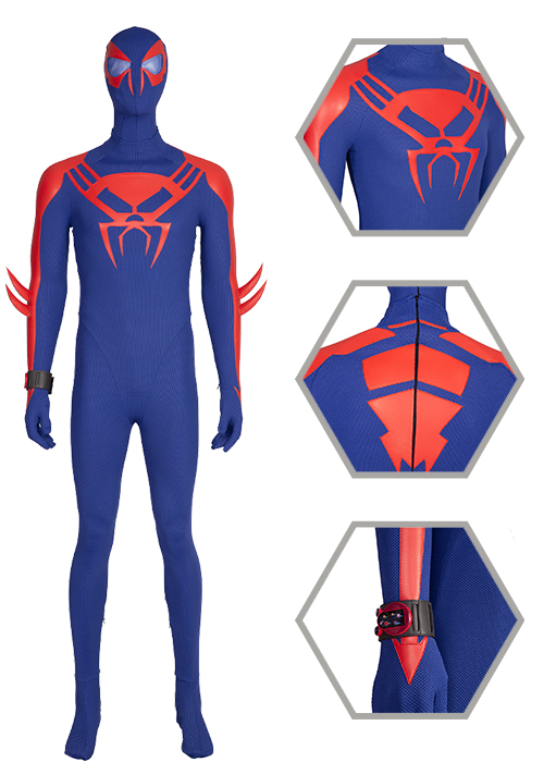 Spider Man Across the Spider-verse Spider Man 2099 Miguel O'Hara Costume Cosplay Suit
