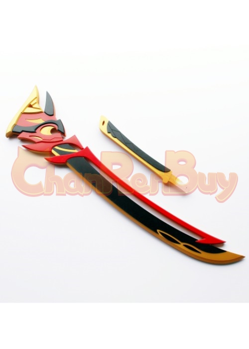 Genshin Impact Redhorn Stonethresher Sword Cosplay Prop Ver. 3-Chaorenbuy Cosplay