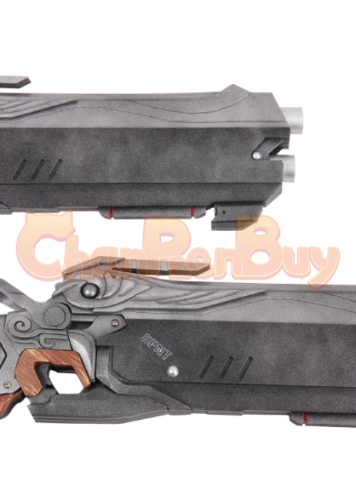 Overwatch OW Reaper Hell Fire Shortgun Double Guns Cosplay Prop-Chaorenbuy Cosplay