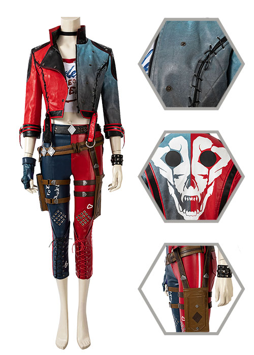 Harley Quinn Costume Suicide Squad Kill the Justice League Cosplay Suit-Chaorenbuy Cosplay