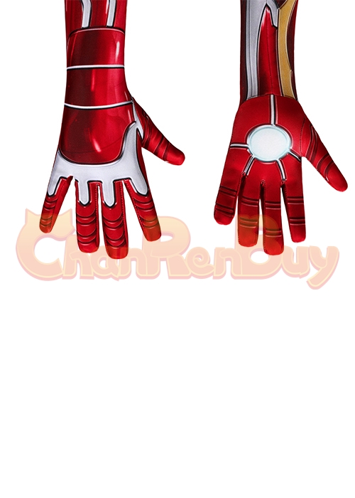 Iron Man Costume Avengers Endgame Cosplay Nanotech Suit Kids Size -Chaorenbuy Cosplay
