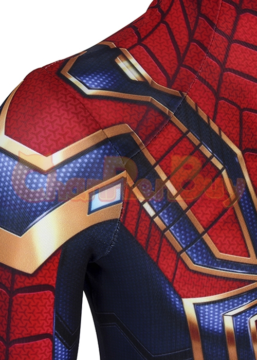 Iron Spider Man Costume Avengers Endgame Cosplay Jumpsuit Kids Size-Chaorenbuy Cosplay