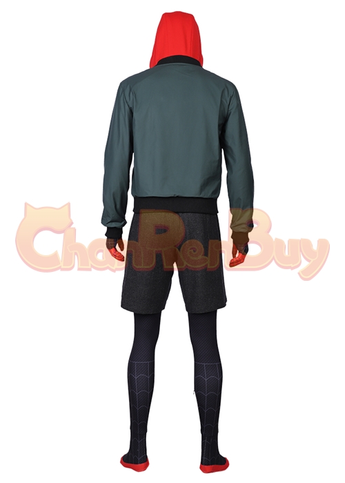 Miles Morales Costume Spider Man Into the Spider Verse Cosplay Suit Ver 2-Chaorenbuy Cosplay