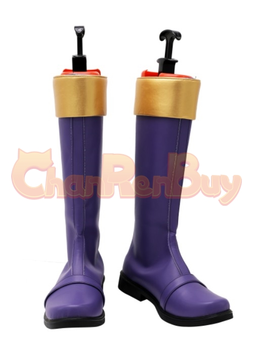 Abare Blue Shoes Bakuryu Sentai Abaranger Cosplay Boots-Chaorenbuy Cosplay