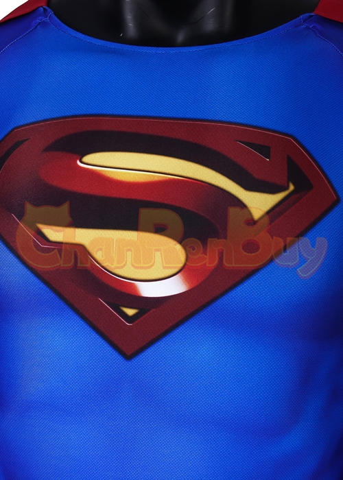 Superhero Costume Clark Kent Man Returns Cosplay Suit Bodysuit