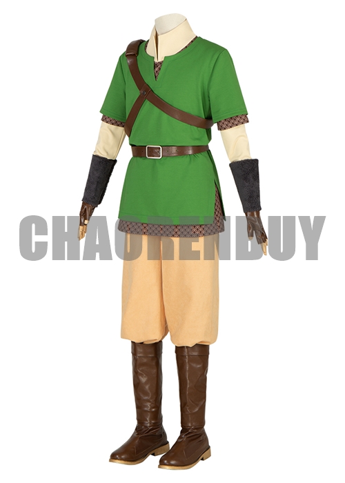 Link Costume The Legend of Zelda Skyward Sword Cosplay Suit Boots Outfit-Chaorenbuy Cosplay