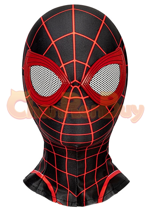 Miles Morales Costume Spider Man T.R.A.C.K. Cosplay Suit Kids Size-Chaorenbuy Cosplay