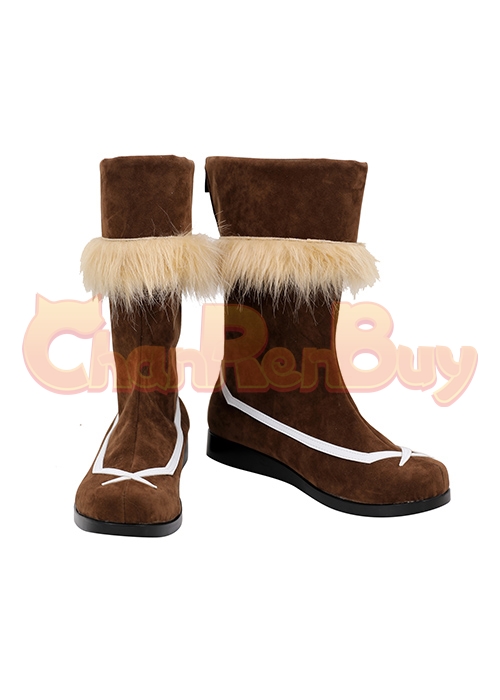 Alex Noa Shoes Lunar Silver Star Story Complete Cosplay Boots-Chaorenbuy Cosplay