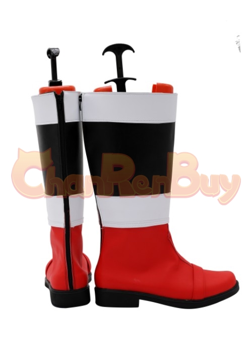 NinjaRed Shoes Ninja Sentai Kakuranger Cosplay Boots-Chaorenbuy Cosplay
