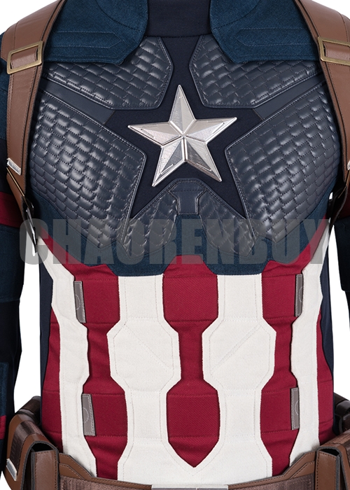 Captain America Costume Avengers Endgame Cosplay Suit Helmet Oufit-Chaorenbuy Cosplay