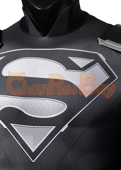 Superhero Man Costume Clark Kent Suit Cosplay Black Ver