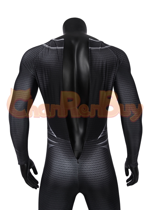 Superhero Man Costume Bodysuit Cosplay Suit Black Ver