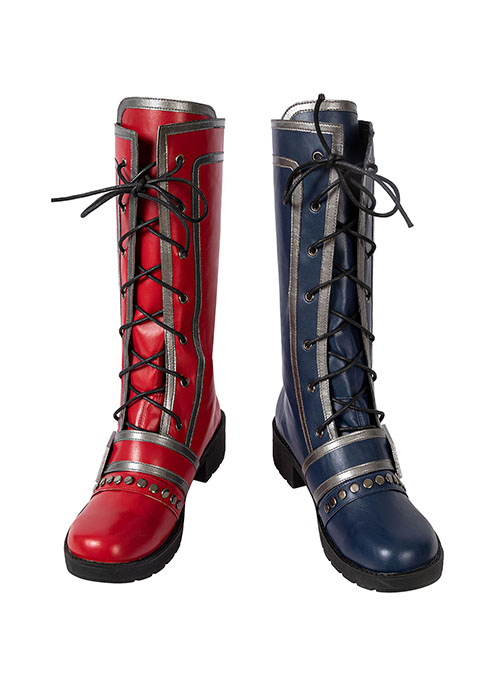 Harley Quinn Shoes Suicide Squad Kill the Justice League Cosplay Boots-Chaorenbuy Cosplay